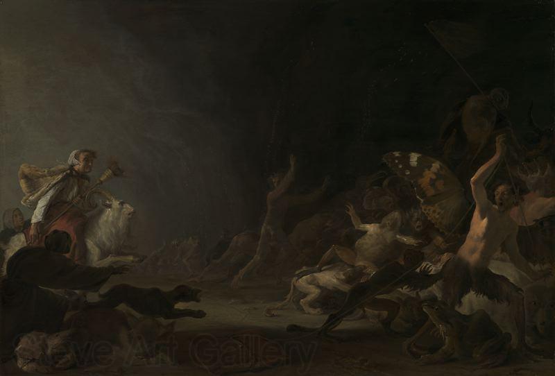 Cornelis Saftleven A Witches Sabbath